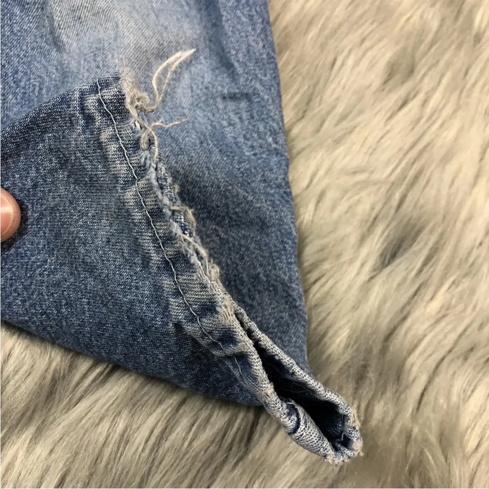 Vintage Oshkosh Bgosh Toddler Made USA Denim Distressed Worn Overalls